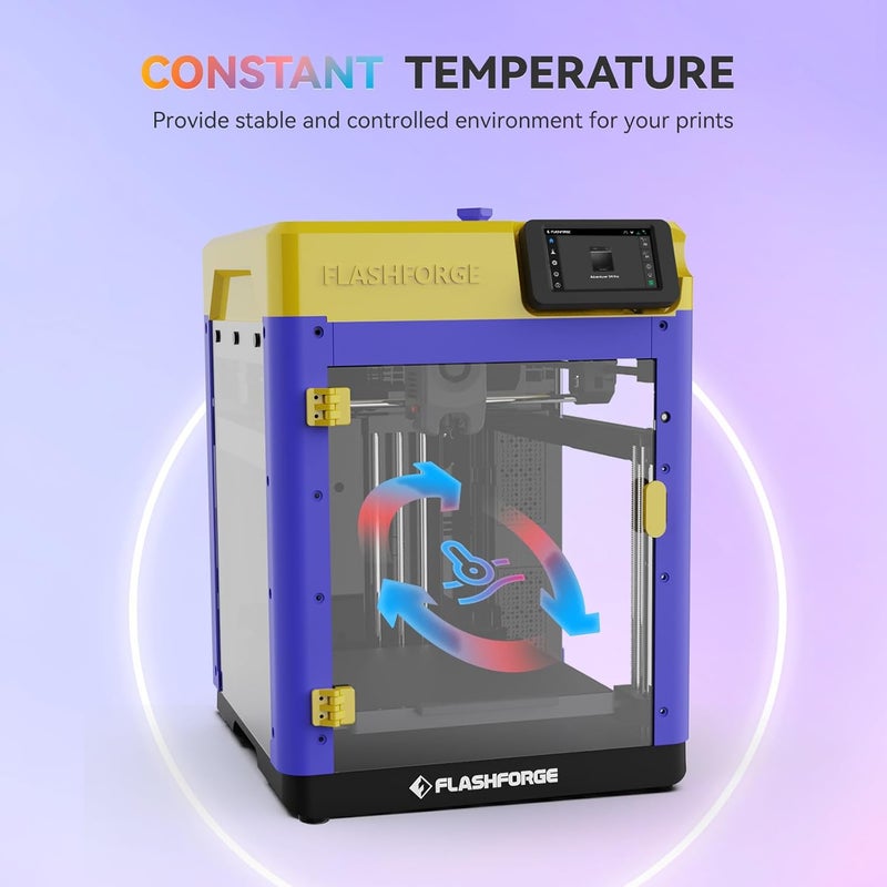 FLASHFORGE Adventurer 5M 3D Printer Enclosure Kit, DIY AD5M Enclosure Set, 3D Printer Enclosed Accessories, Constant Temperature, Odor Isolation, Dustproof and Noise Reduction,Supports Printing ASA,PC - Image 4